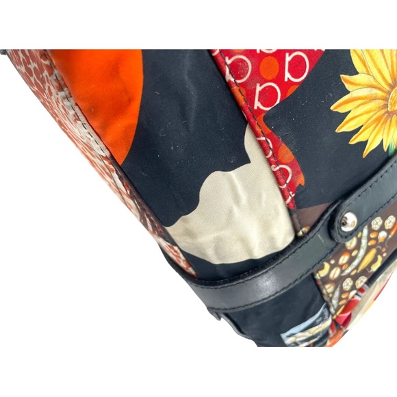 Salvatore Ferragamo Leopard Multicolor Nylon Leather Handbag Tote Bagmissing - Picture 13 of 16